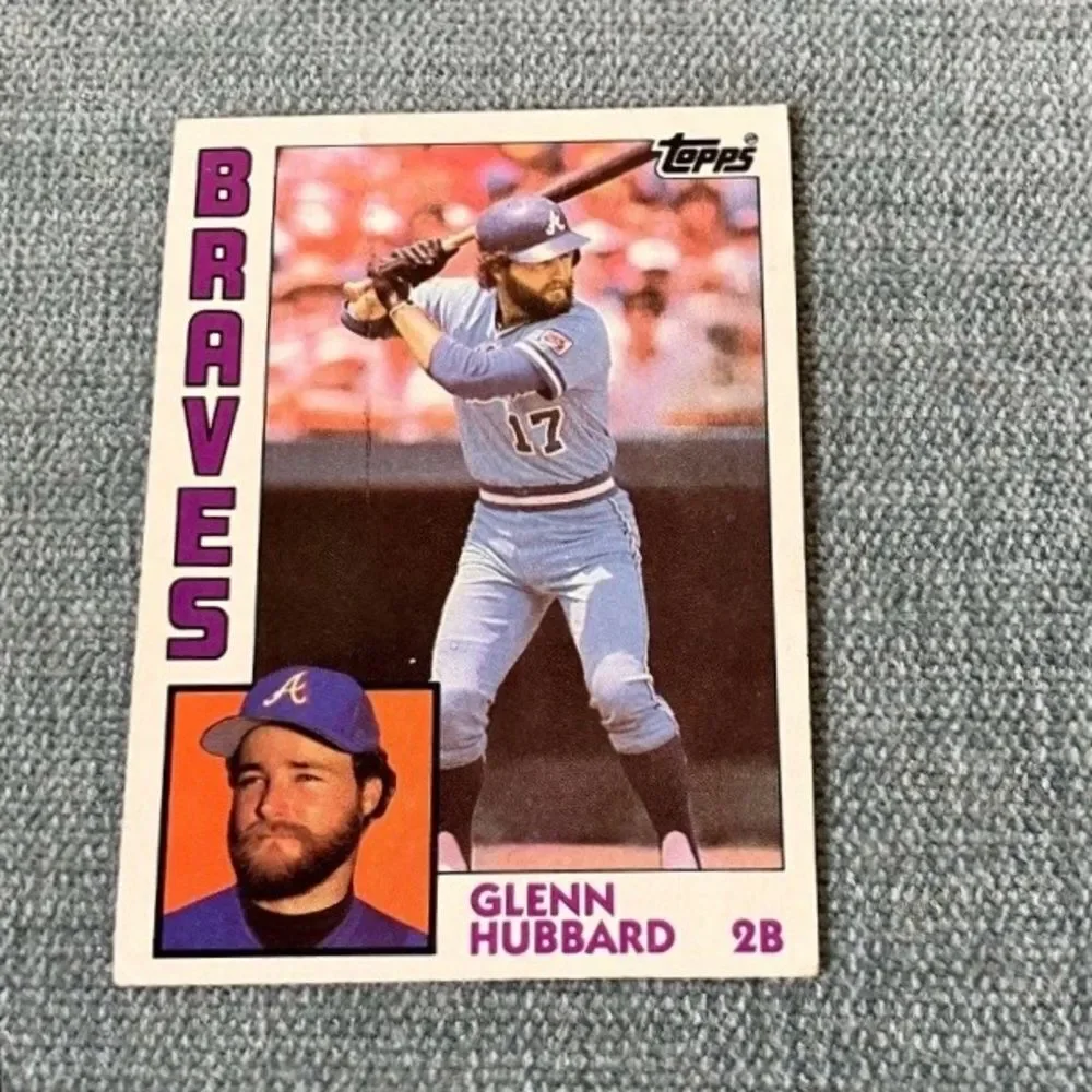 1984 Topps Atlanta Braves Baseball Card Trading Card